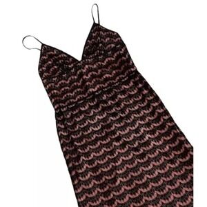 TrinaTurk sz‎ 4 cocktail Black Lace Wedding dark romantic Whimsygoth Slip Dress